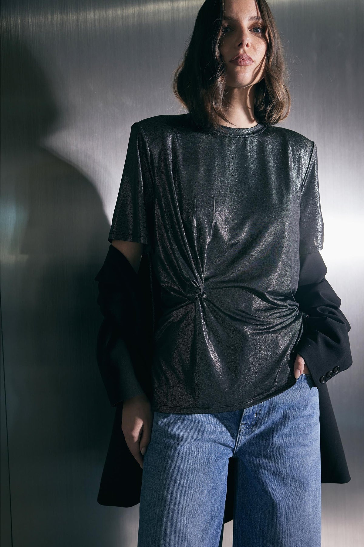 [TEST] Greta Metallic Tee