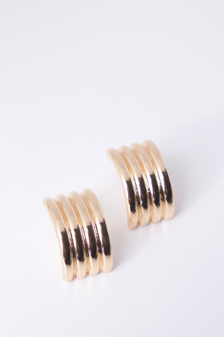 [TEST] Victoria Line Hoop Earrings