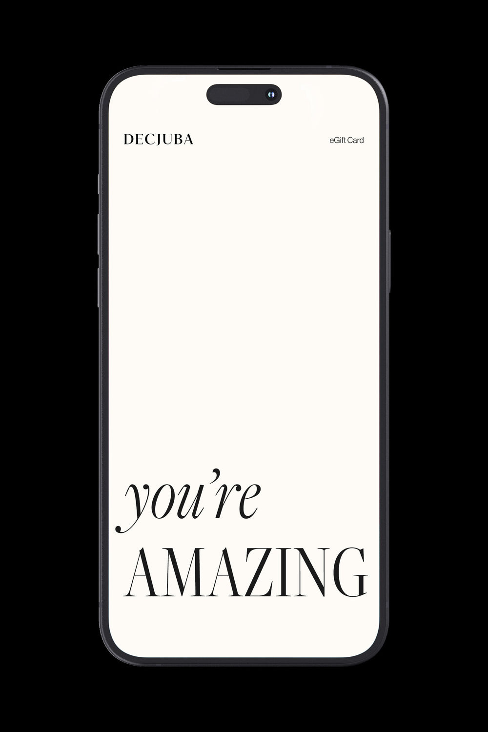 eGift Card - You're Amazing