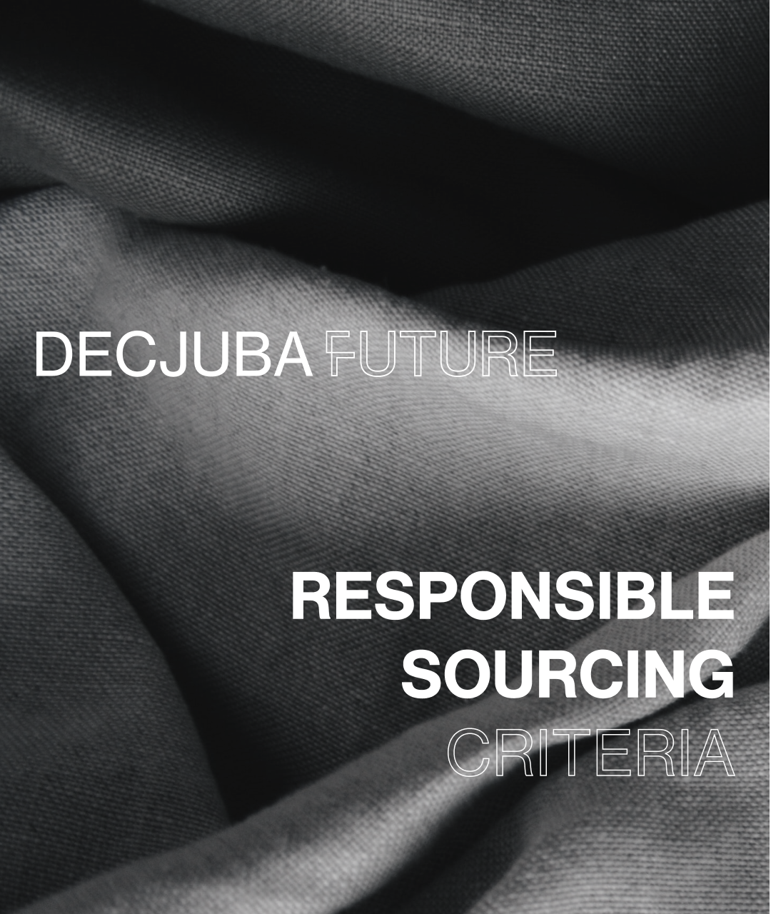Responsible Sourcing Criteria