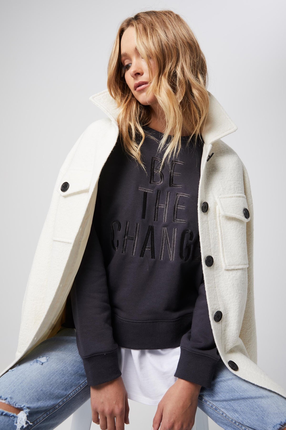 [TEST] Be The Change Sweater