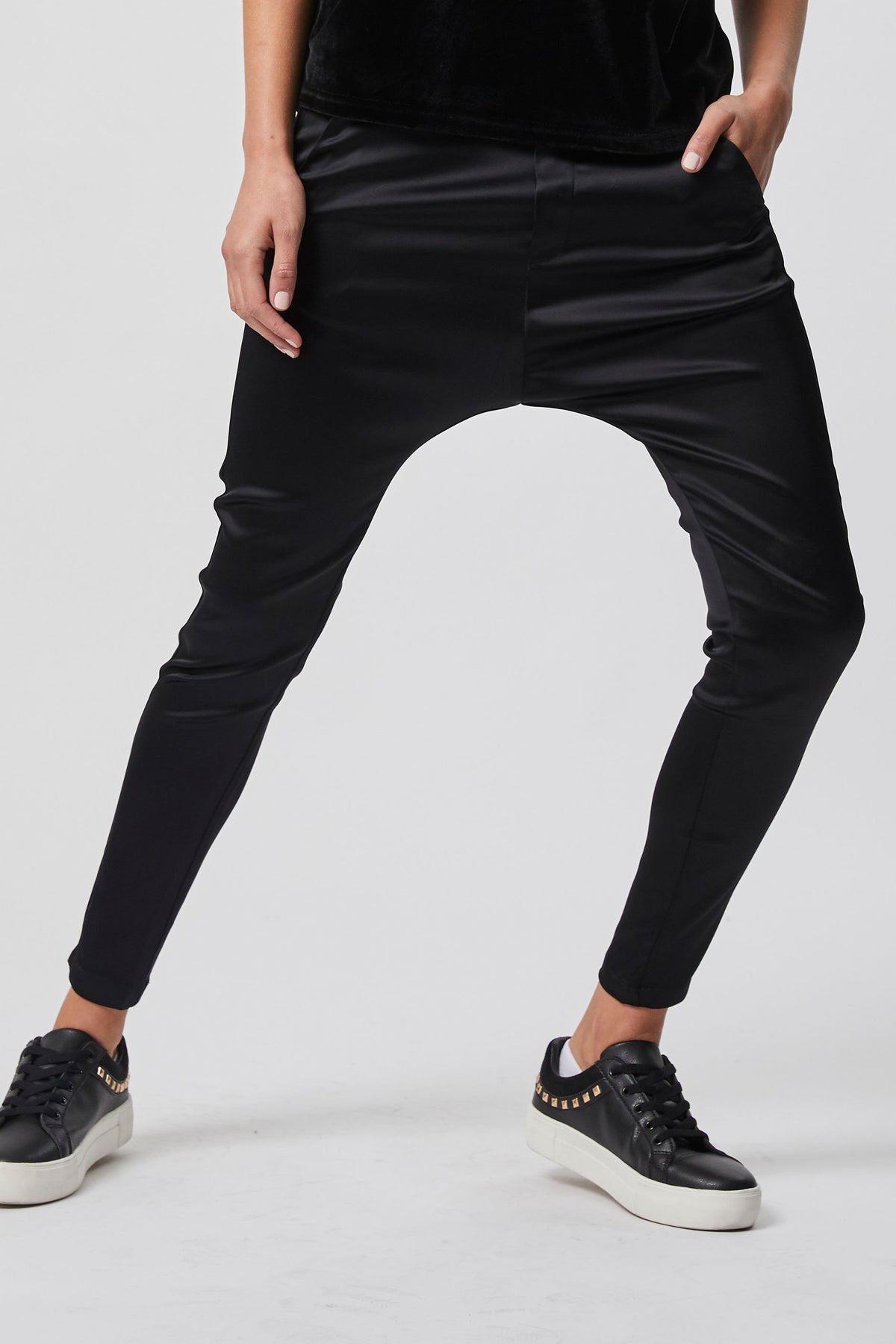 [TEST] Austin Satin Drop Crotch Pant
