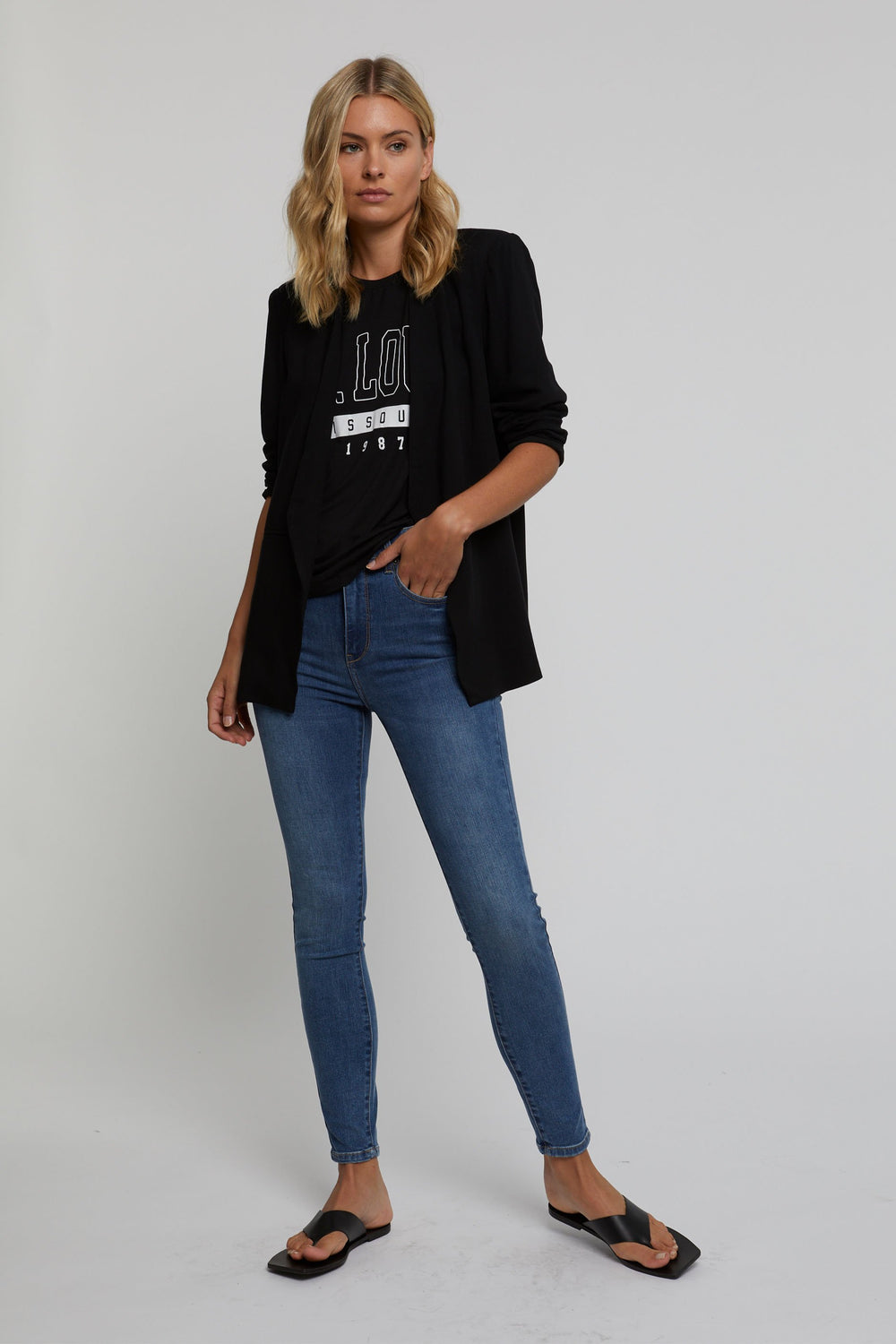 [TEST] Lani Crepe Blazer