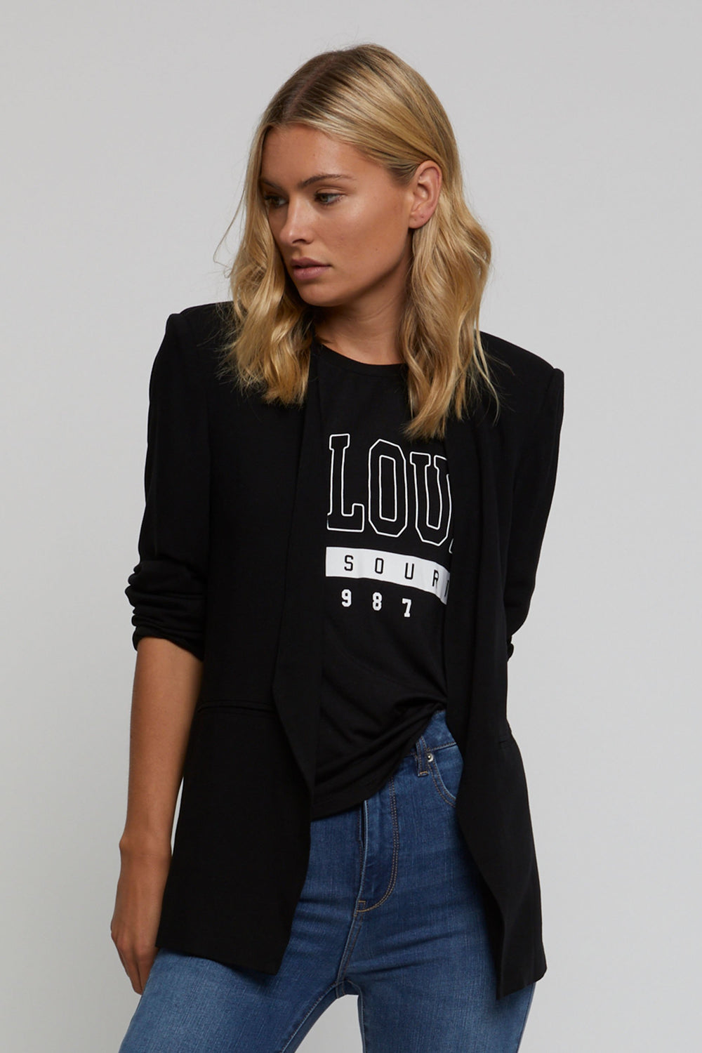 [TEST] Lani Crepe Blazer