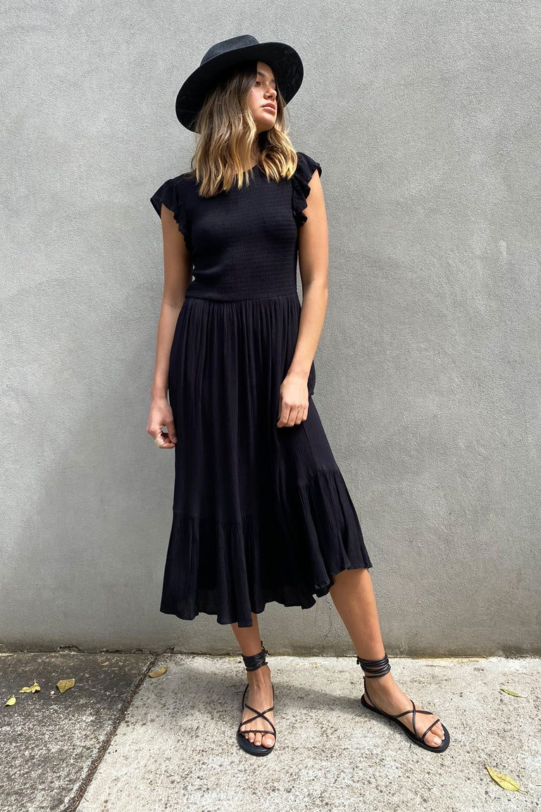 [TEST] Bonnie Textured Midi Dress