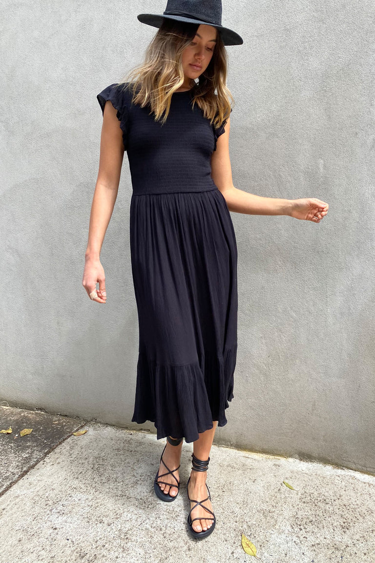 [TEST] Bonnie Textured Midi Dress
