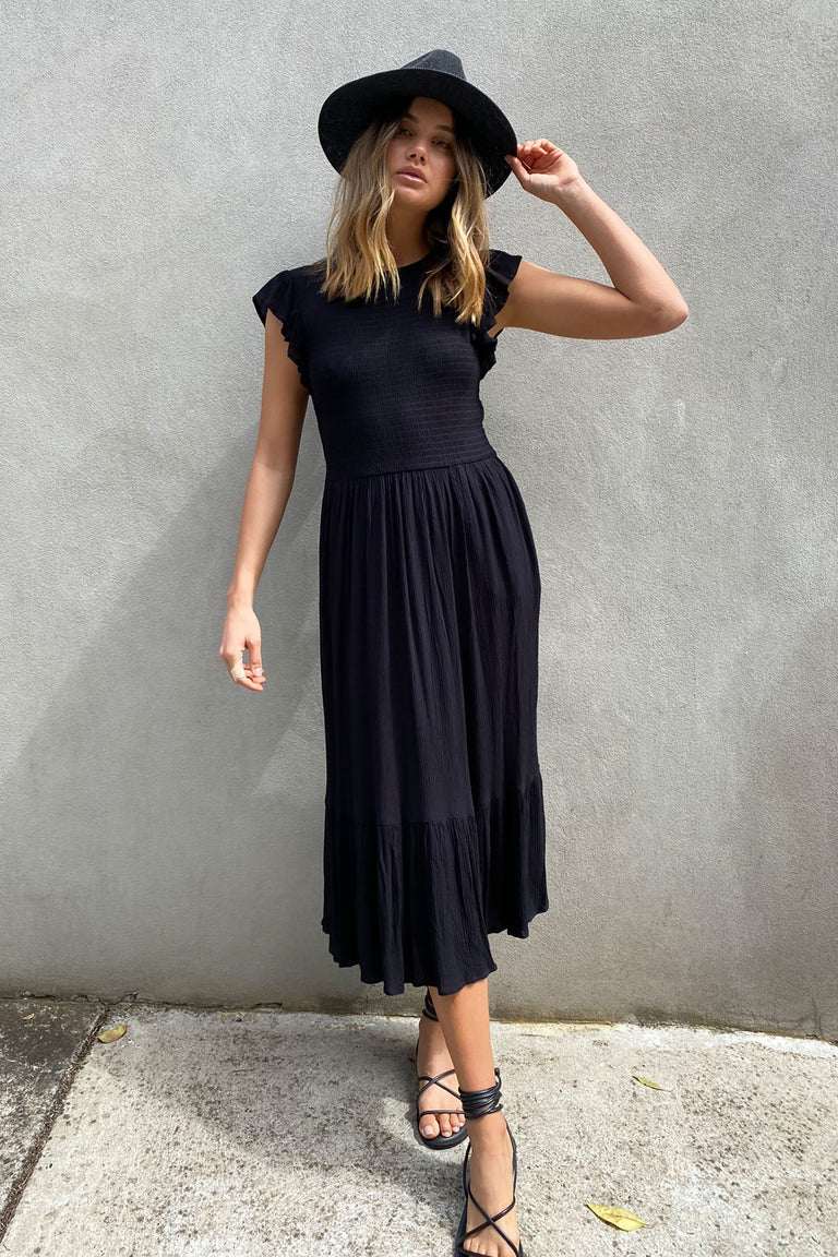 [TEST] Bonnie Textured Midi Dress