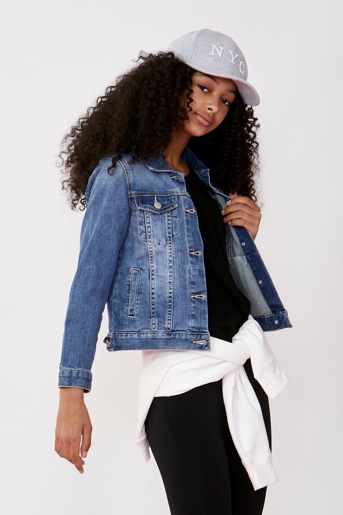 [TEST] Girls Isla Faded Denim Jacket