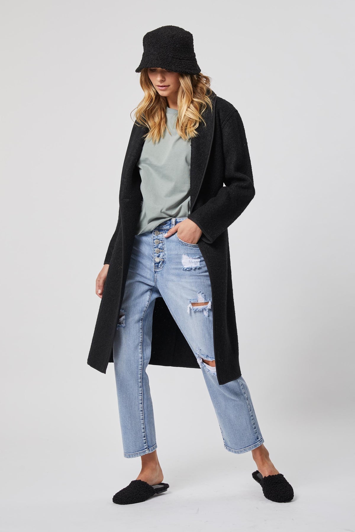 [TEST] Ella Cuffed Slouchy Tee