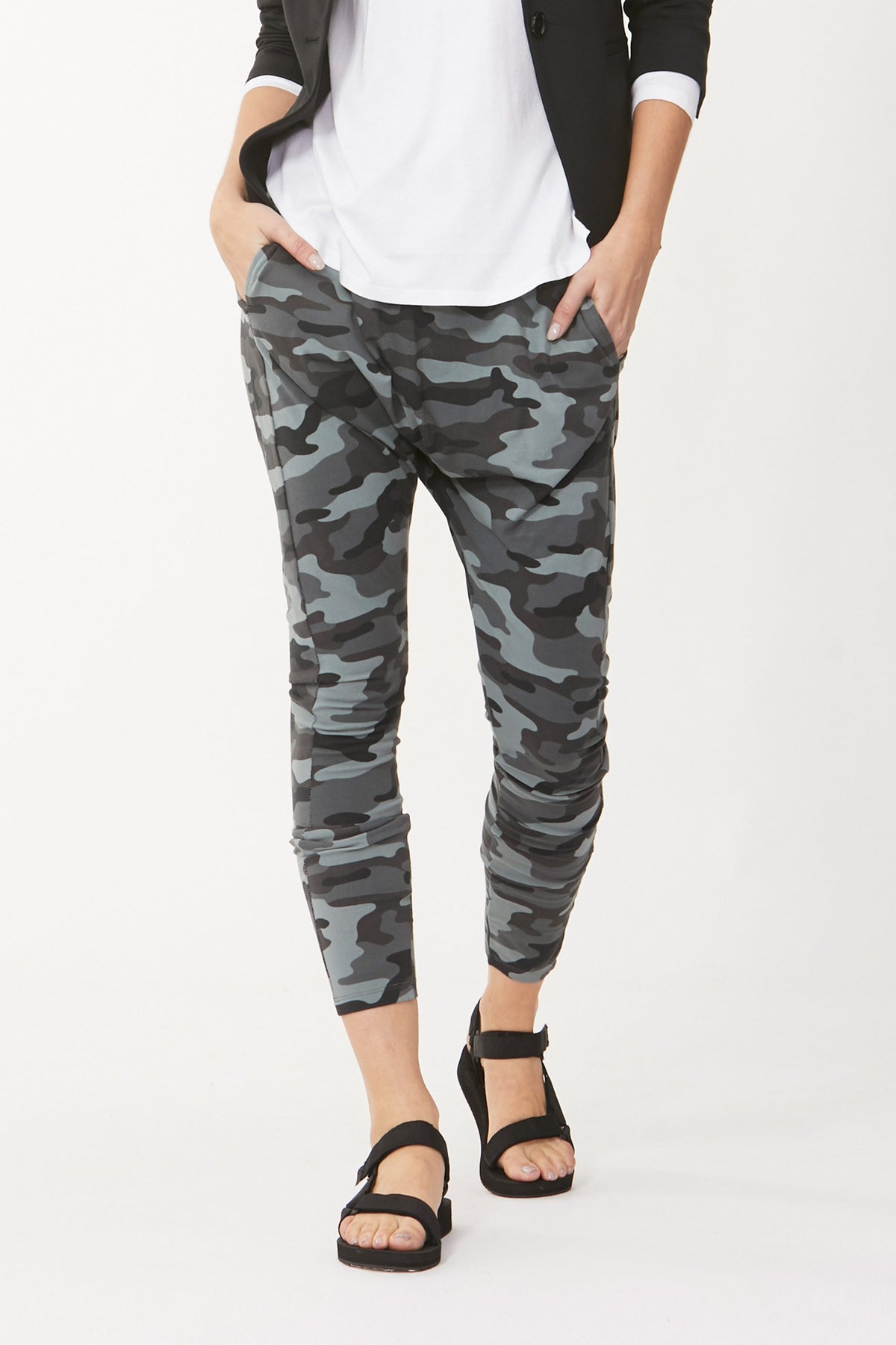 [TEST] Luxe Printed Drop Crotch Pant