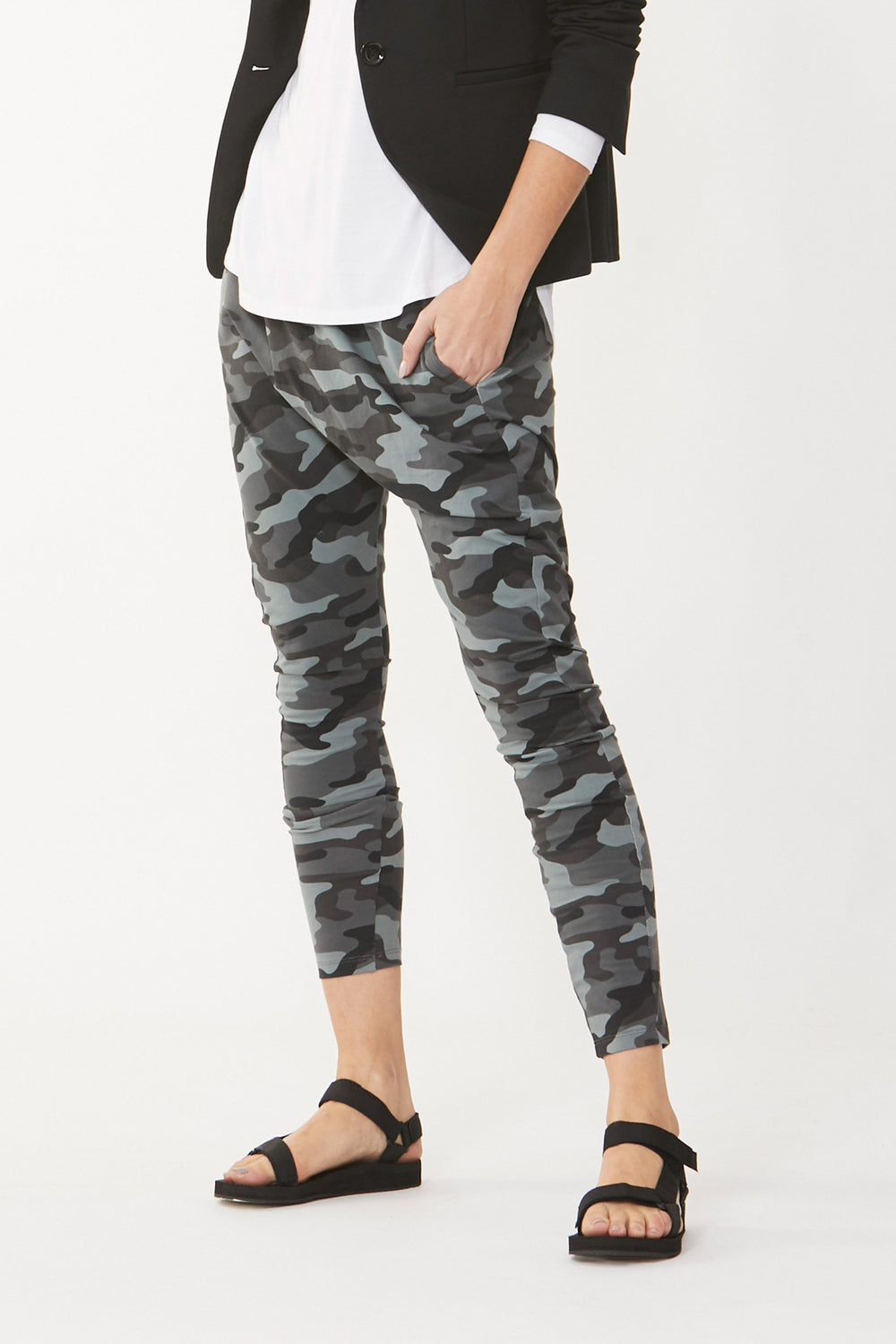 [TEST] Luxe Printed Drop Crotch Pant