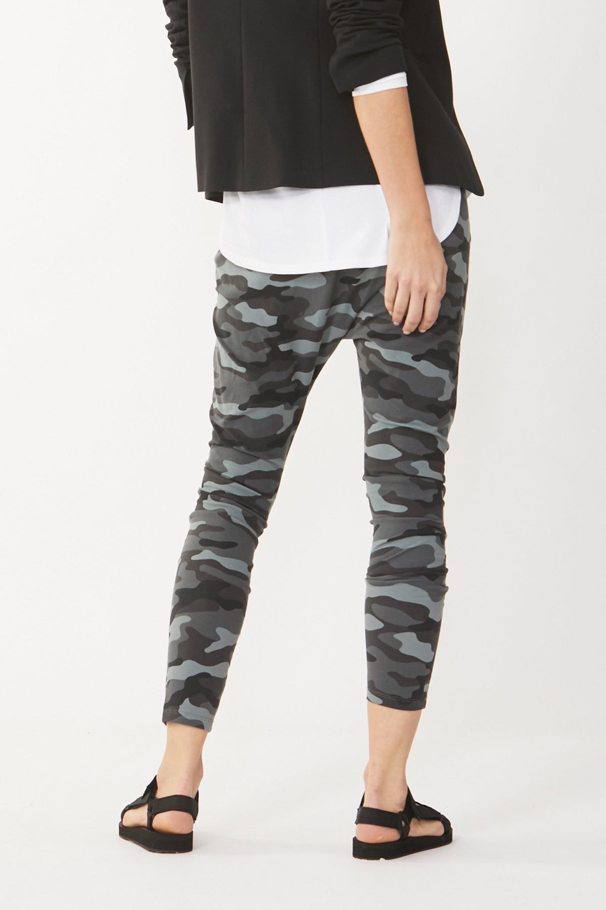 [TEST] Luxe Printed Drop Crotch Pant