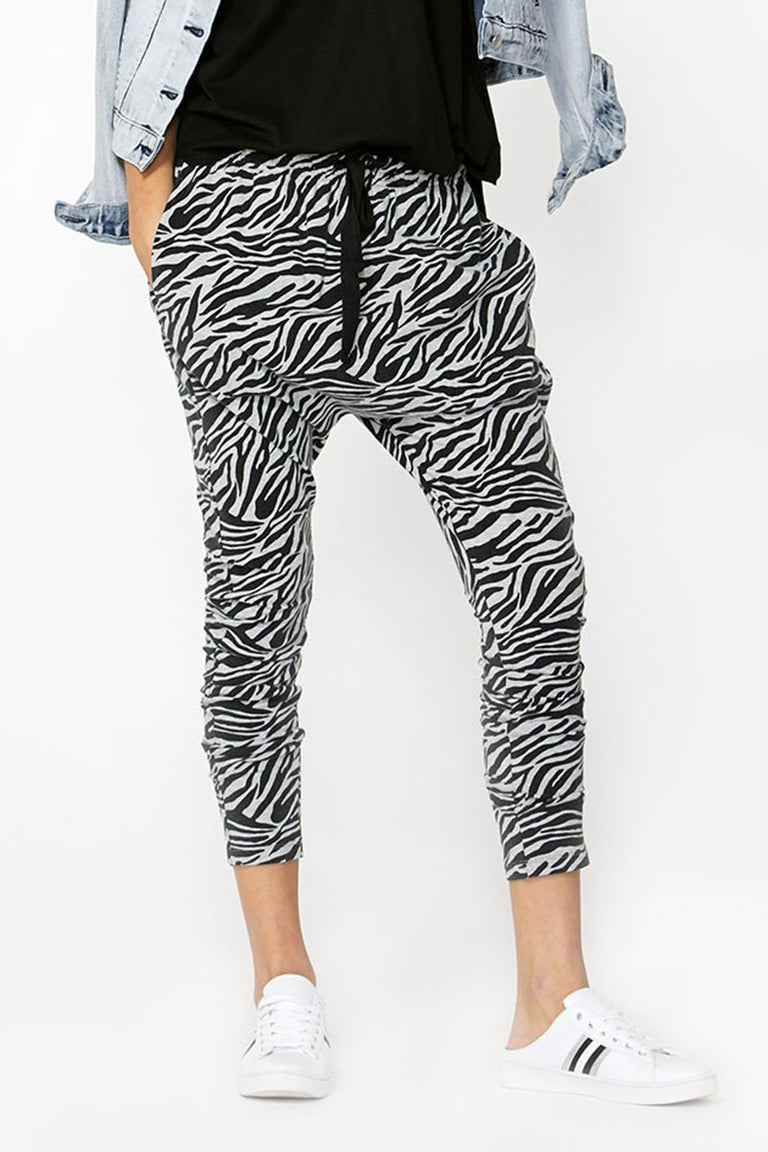 [TEST] Luxe Printed Drop Crotch Pant