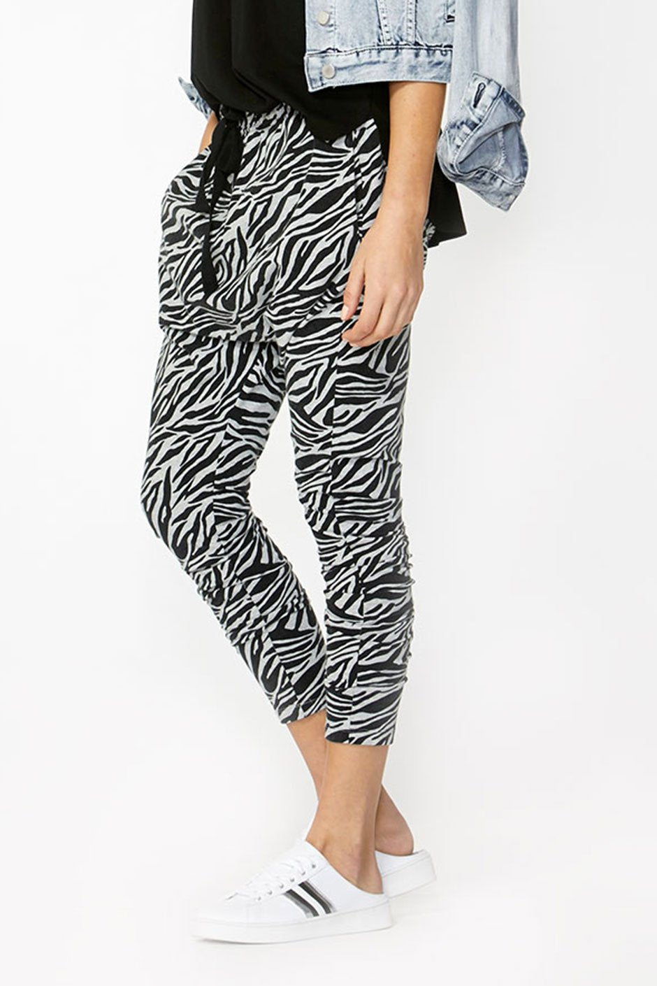 [TEST] Luxe Printed Drop Crotch Pant
