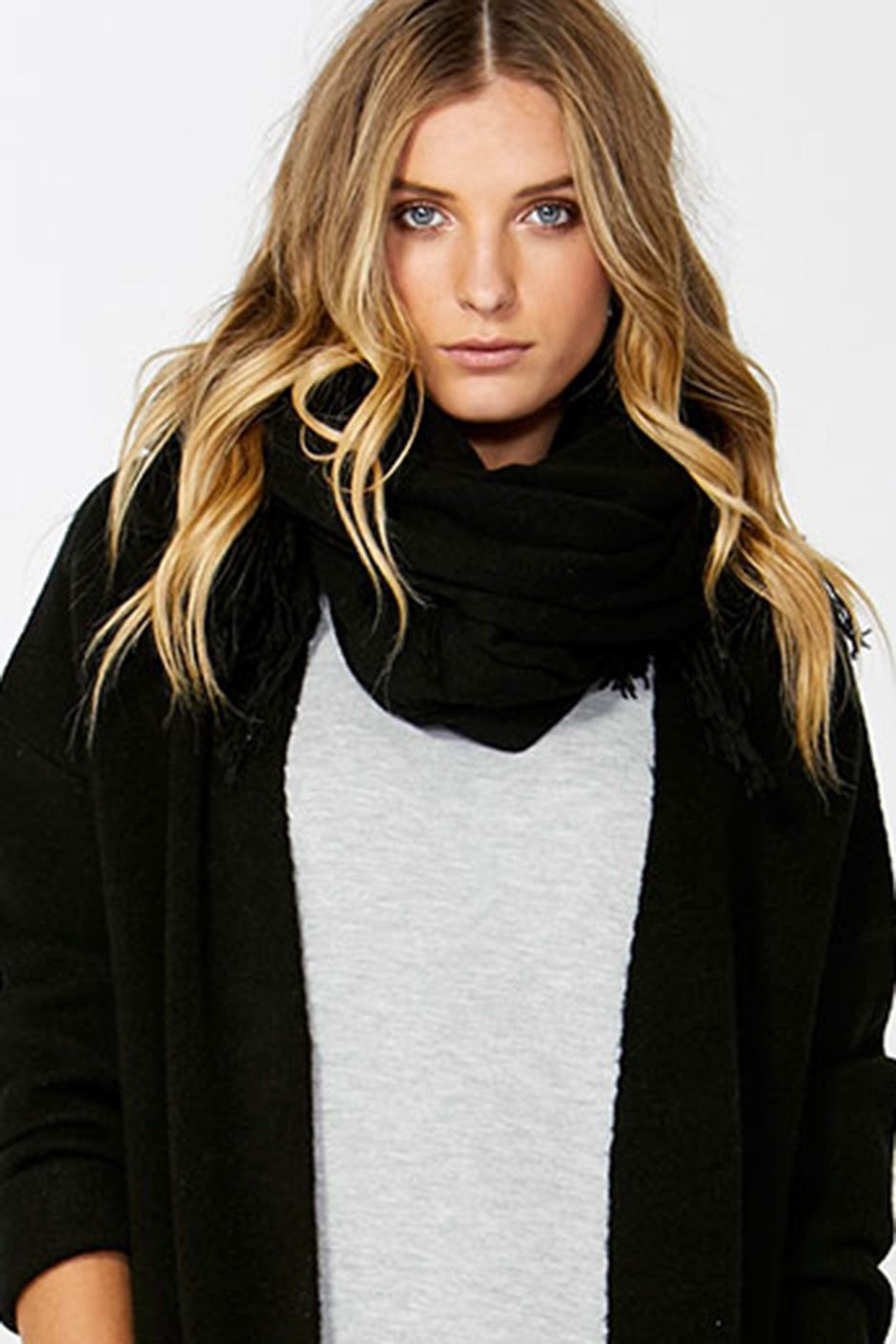 [TEST] Knitted Tassel Scarf
