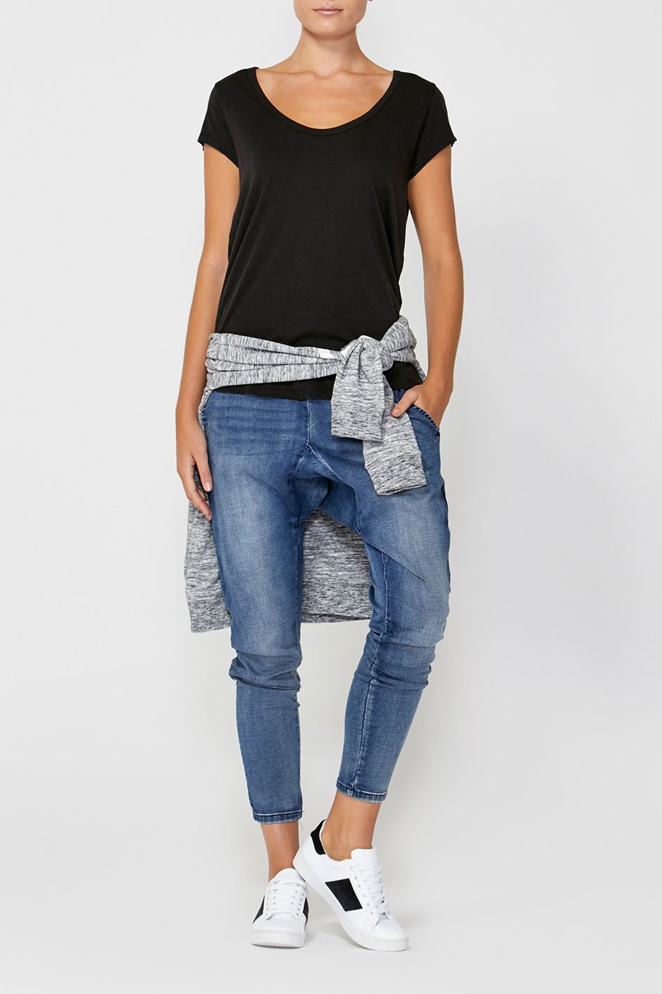 [TEST] Luxe Scoop Petal Hem Tee