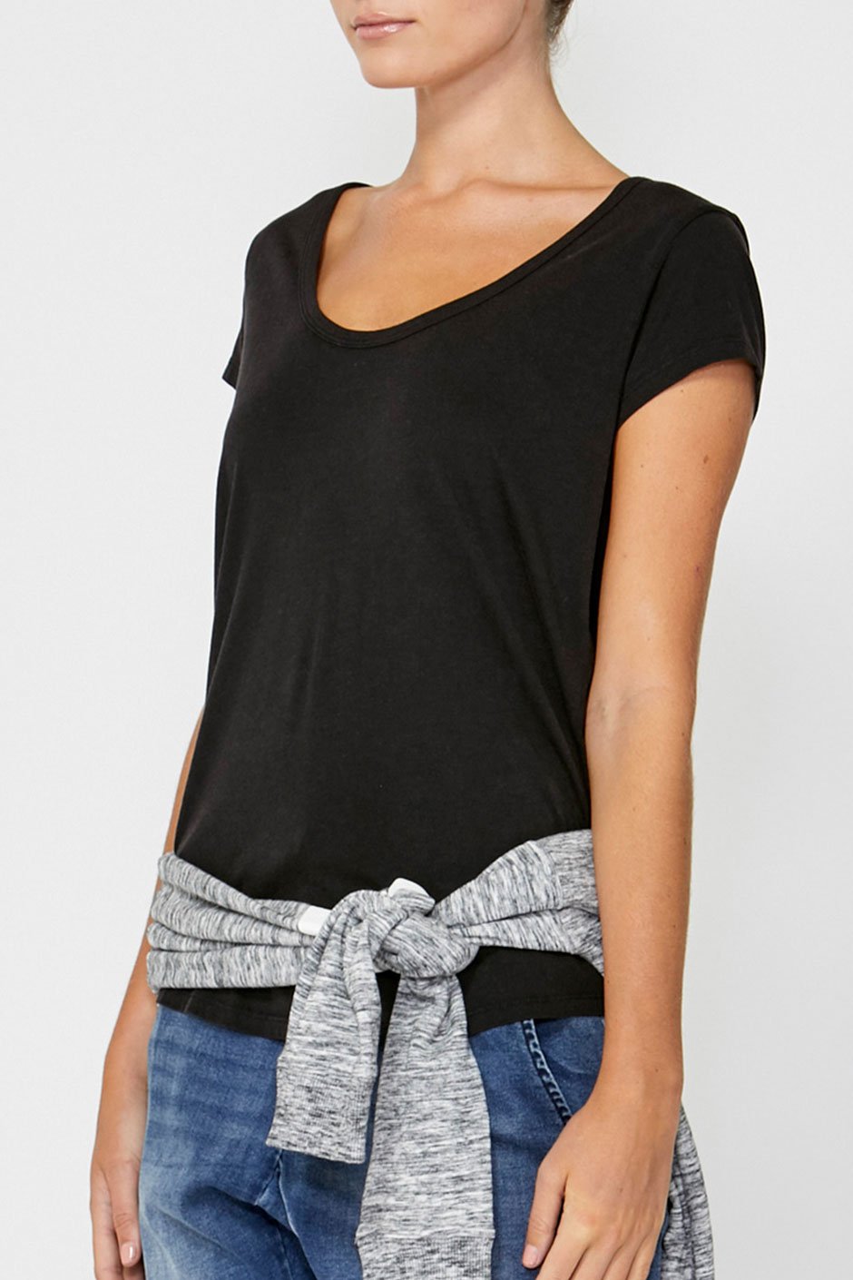 [TEST] Luxe Scoop Petal Hem Tee