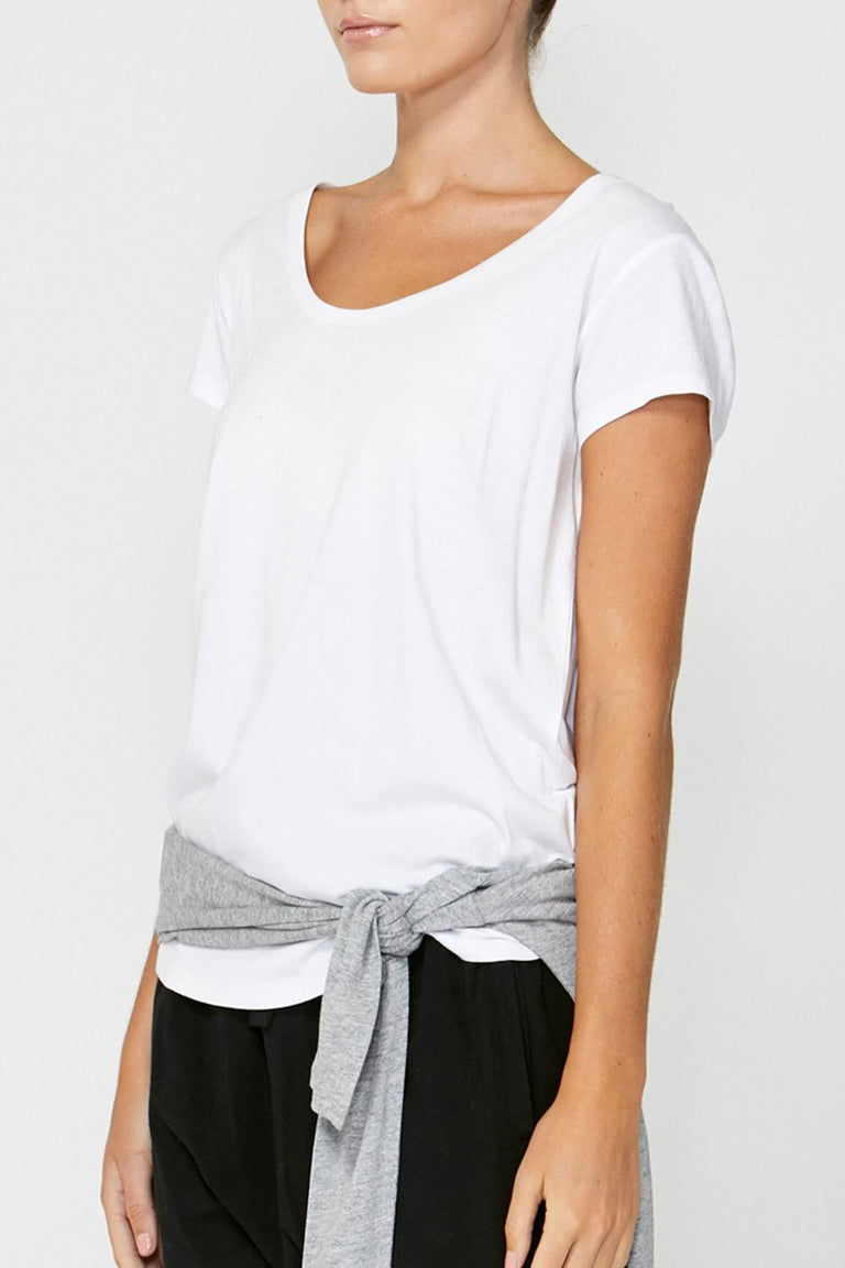 [TEST] Luxe Scoop Petal Hem Tee