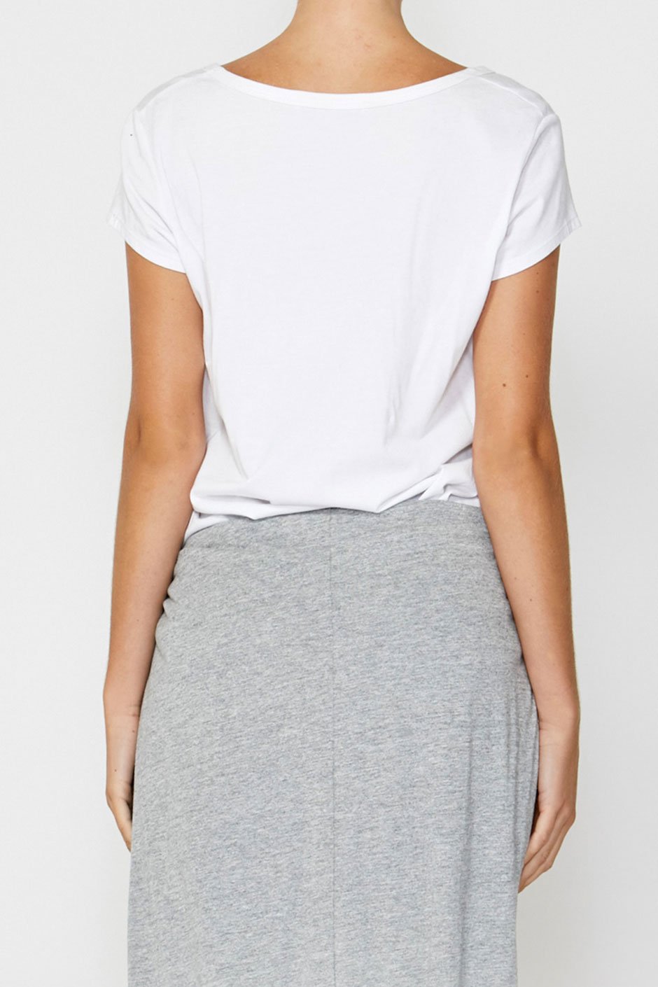 [TEST] Luxe Scoop Petal Hem Tee