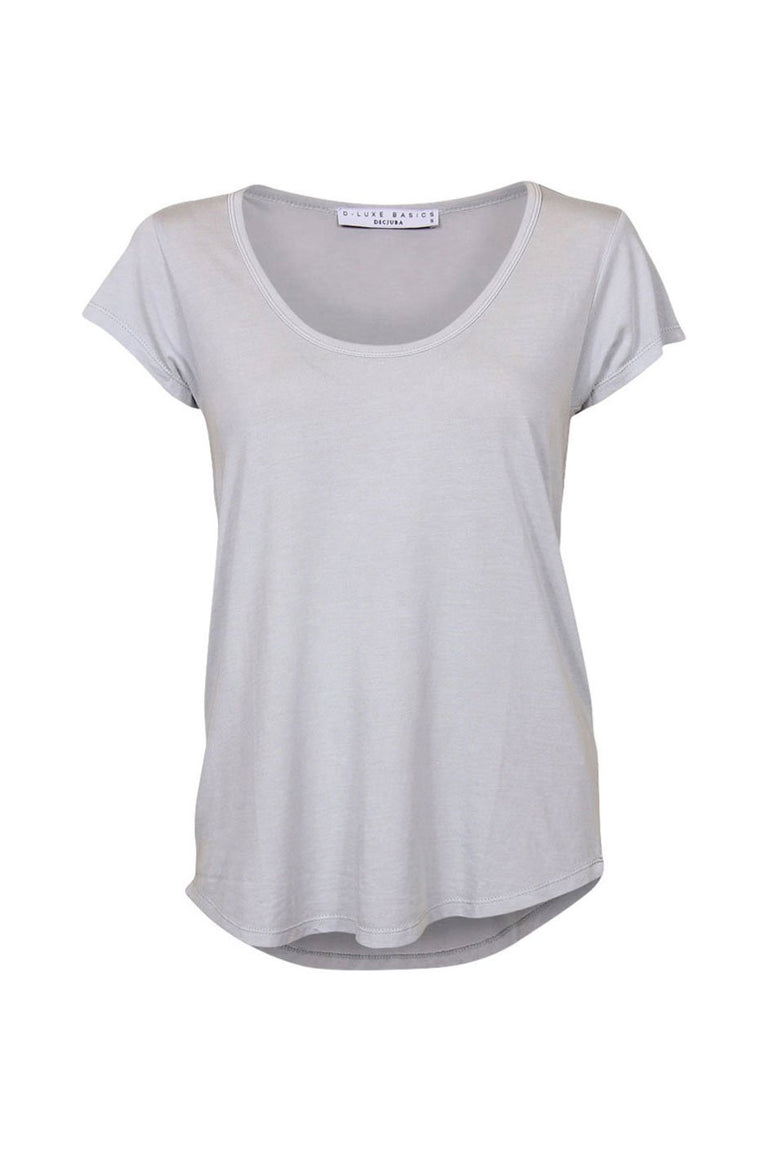 [TEST] Luxe Scoop Petal Hem Tee