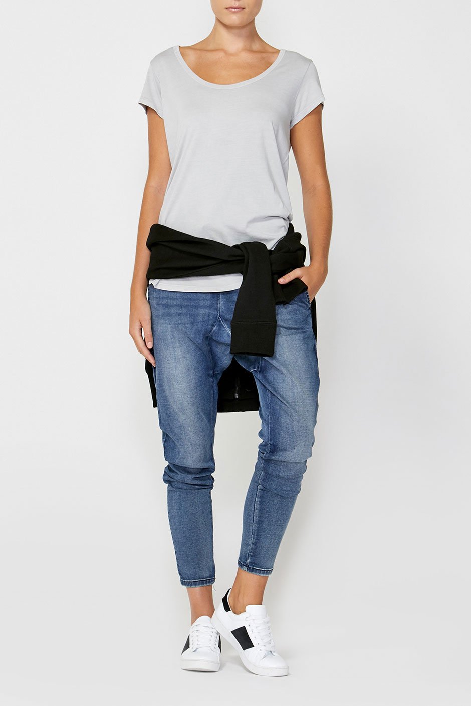 [TEST] Luxe Scoop Petal Hem Tee