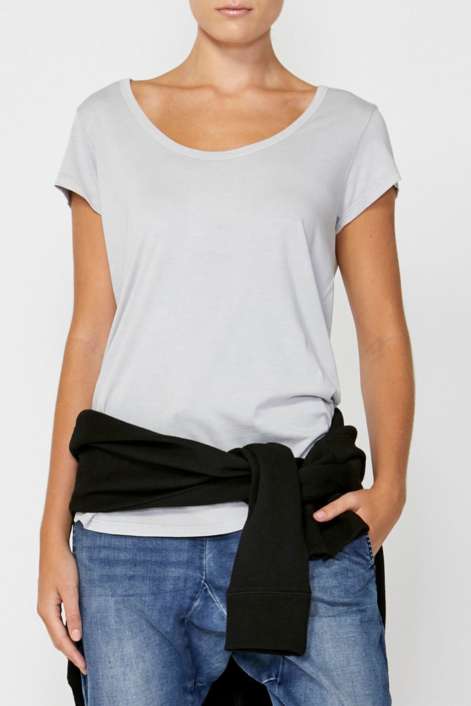 [TEST] Luxe Scoop Petal Hem Tee