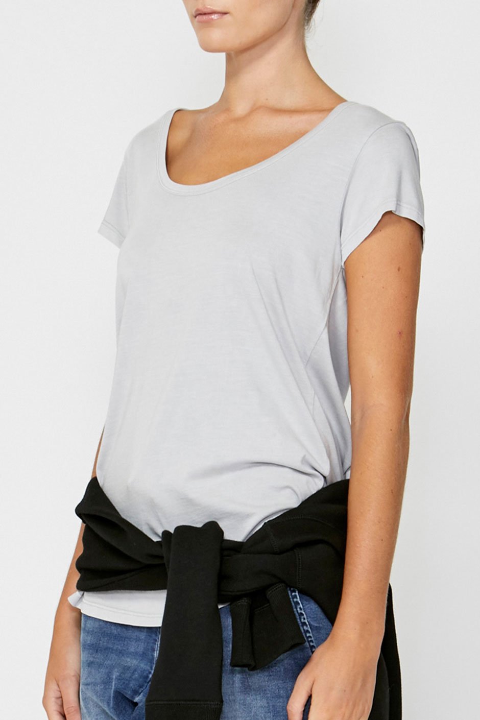 [TEST] Luxe Scoop Petal Hem Tee