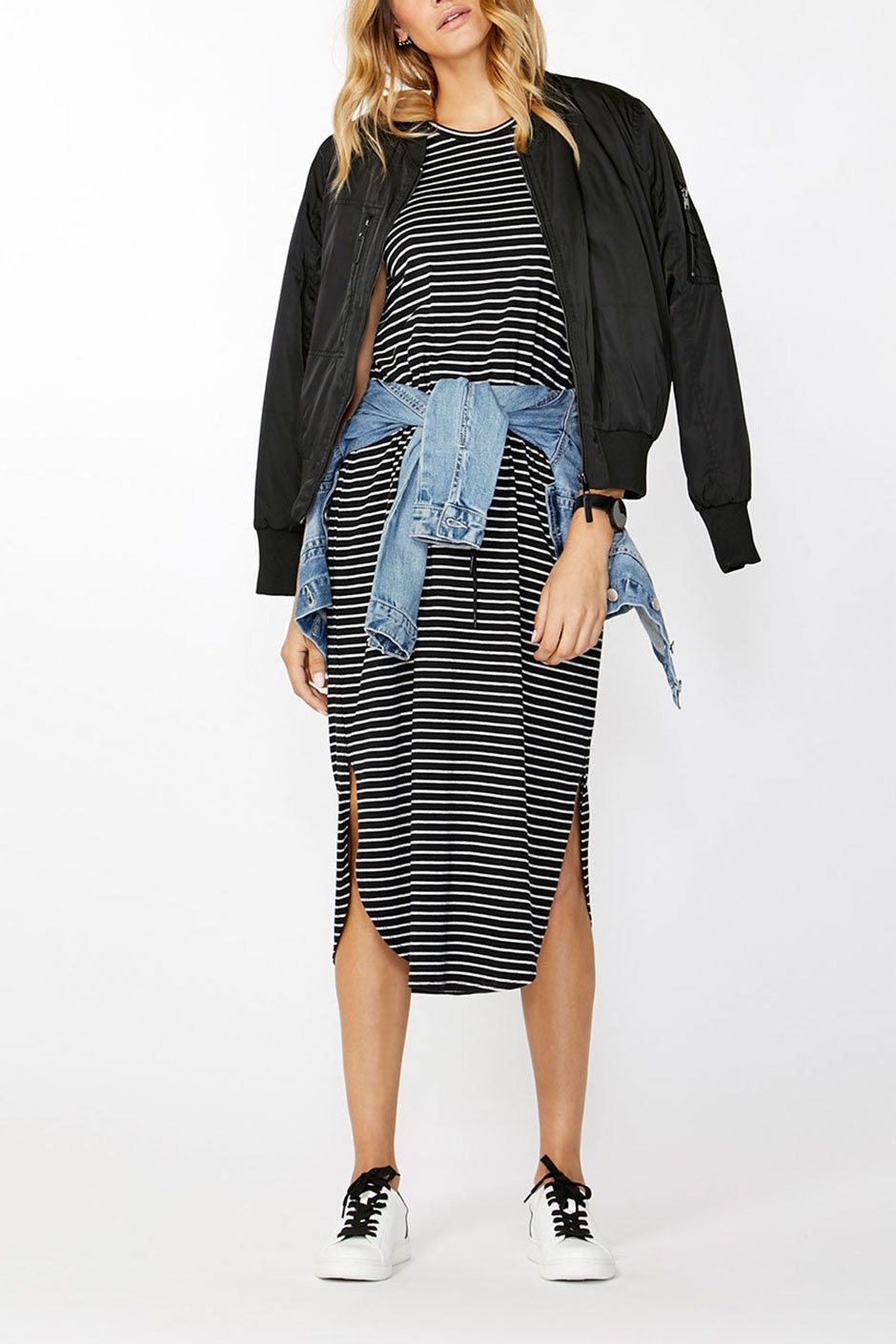 [TEST] Luxe Jersey Drawstring Dress