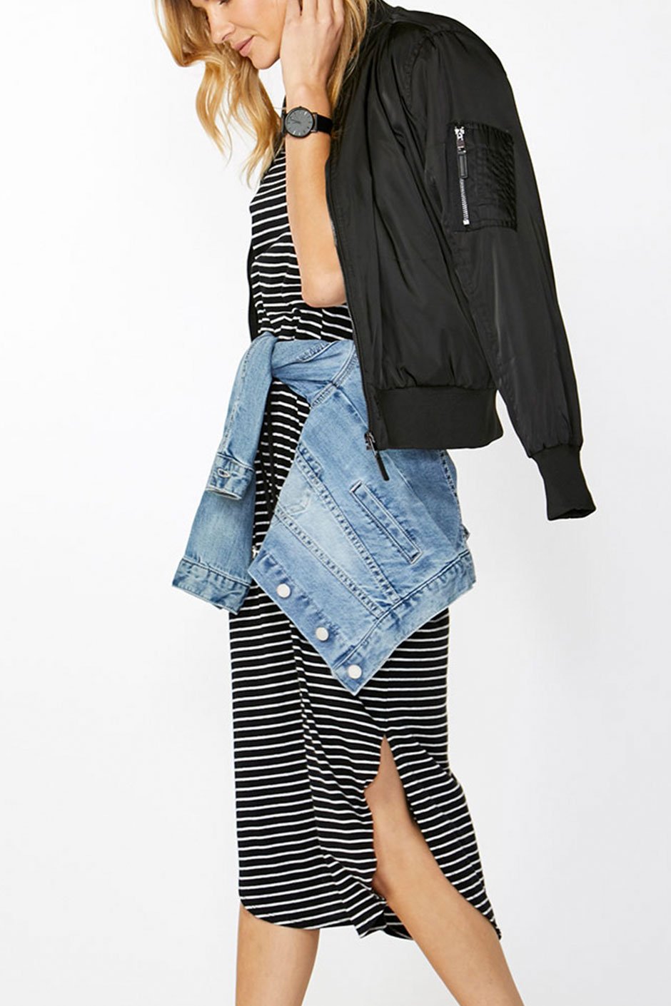 [TEST] Luxe Jersey Drawstring Dress