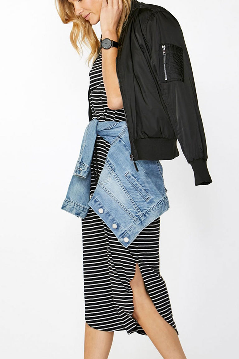 [TEST] Luxe Jersey Drawstring Dress