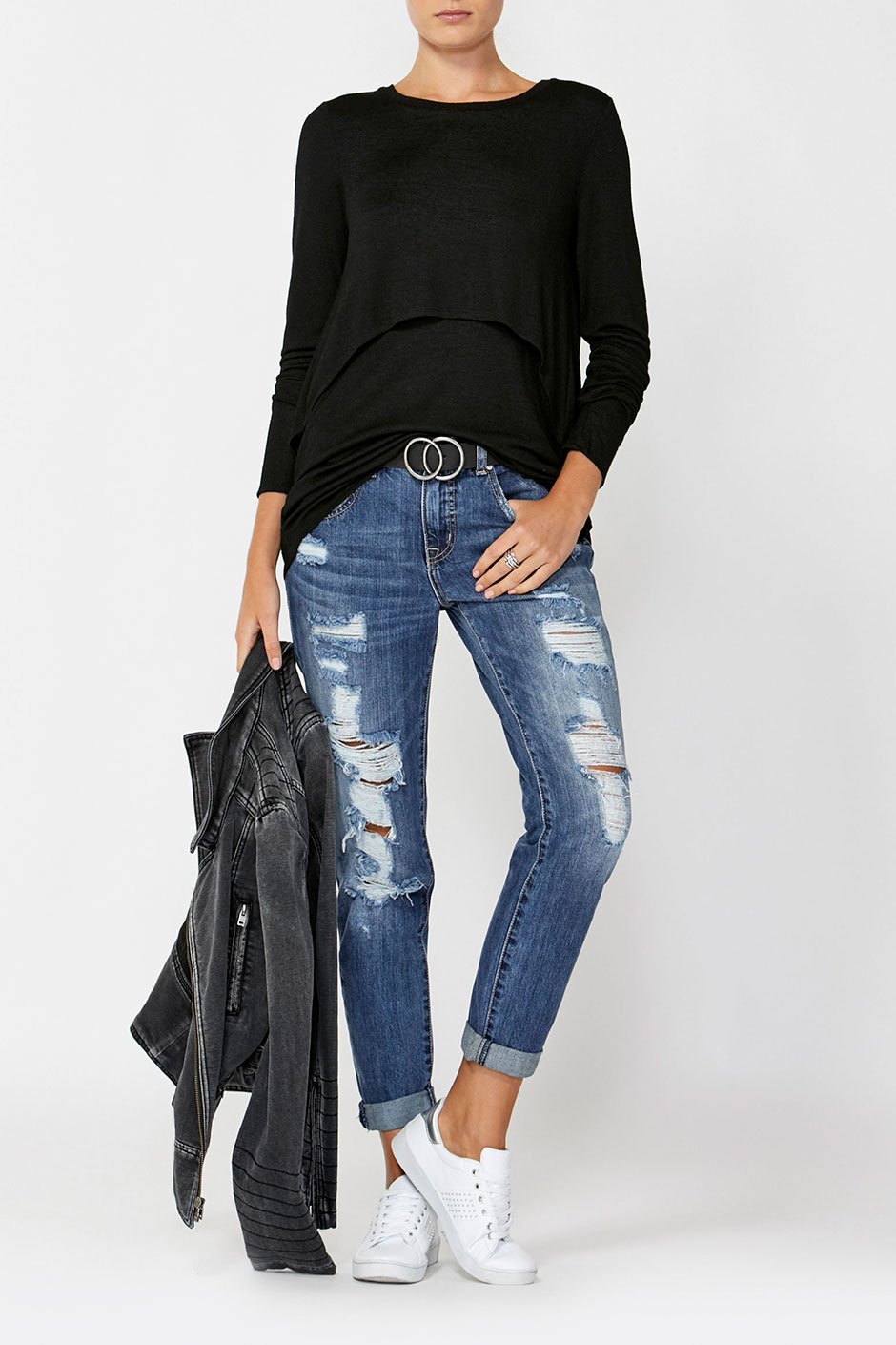 [TEST] Evita Long Sleeve Layer Tee