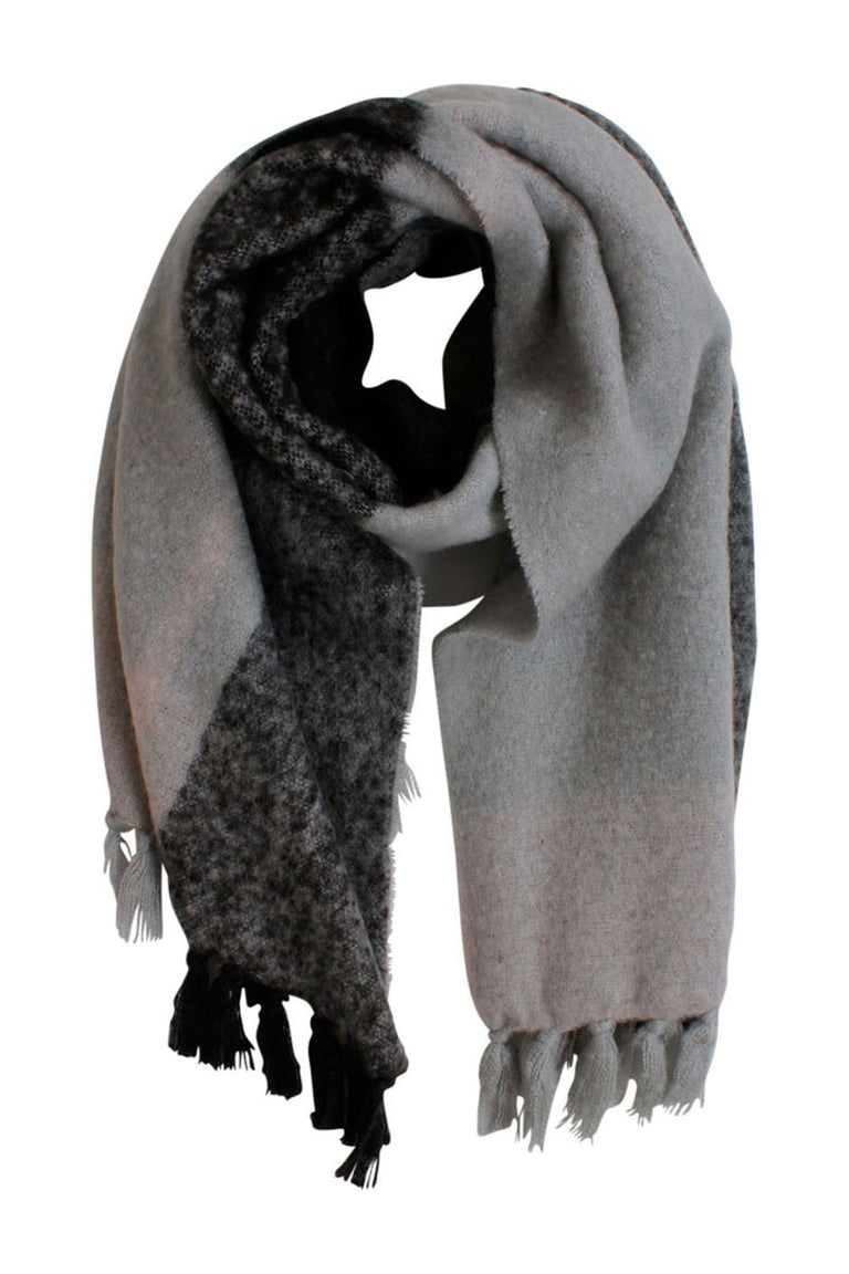 [TEST] Textured Knitted Fringe Scarf