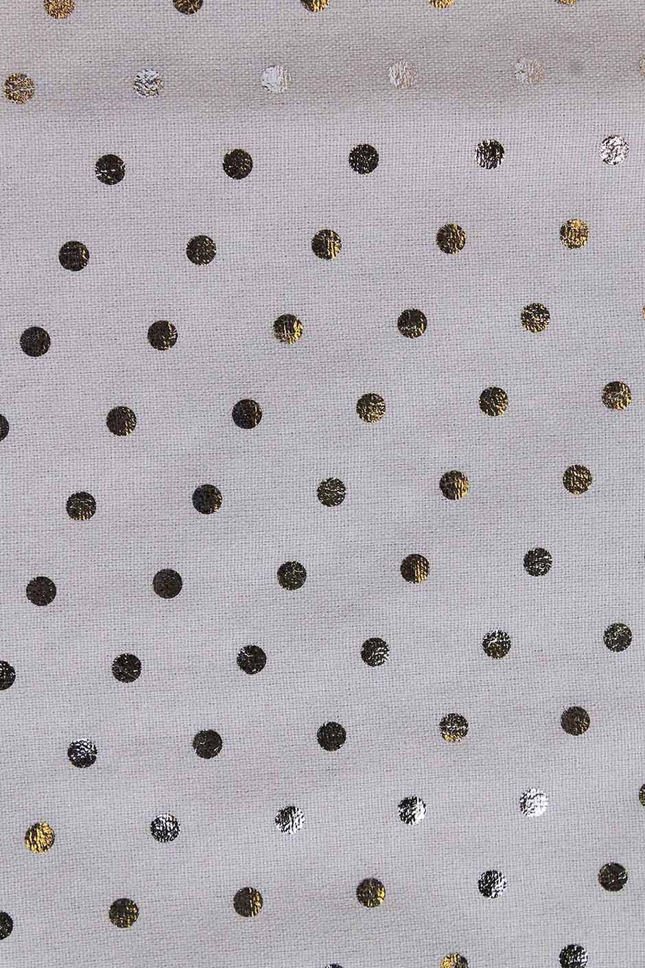 [TEST] Metallic Spot Scarf