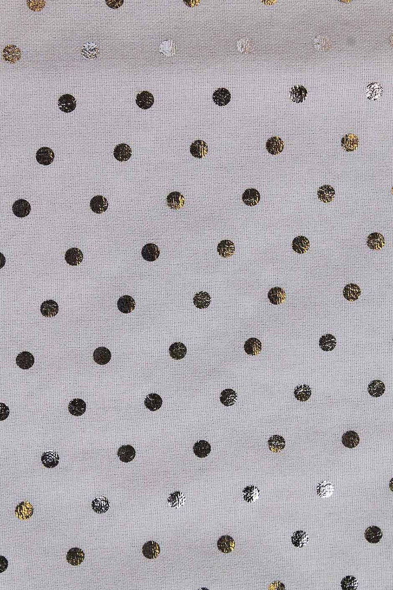 [TEST] Metallic Spot Scarf