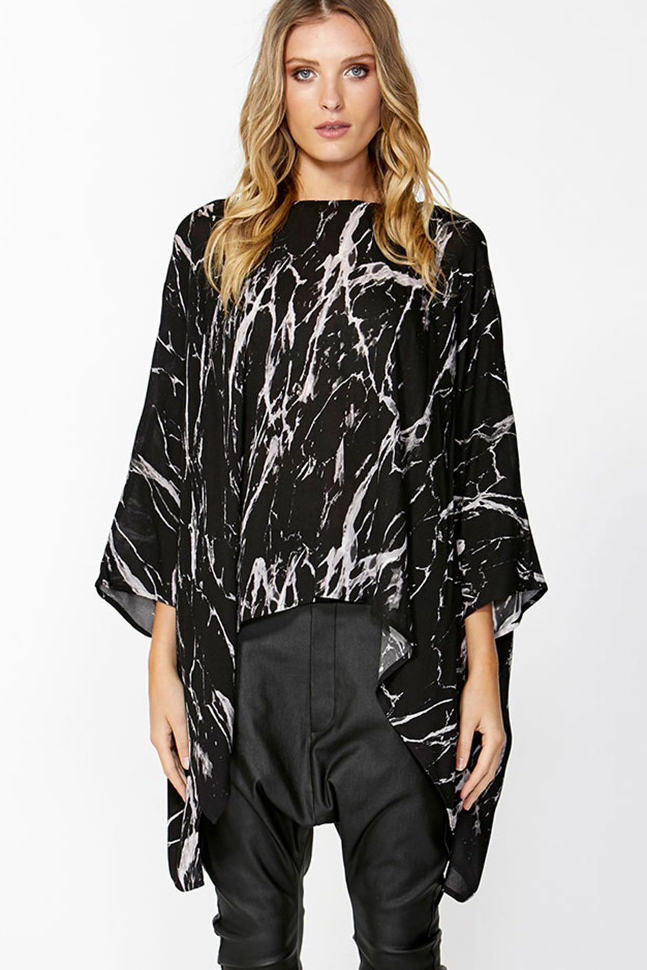 [TEST] Crystal Tie Dye Drape Top