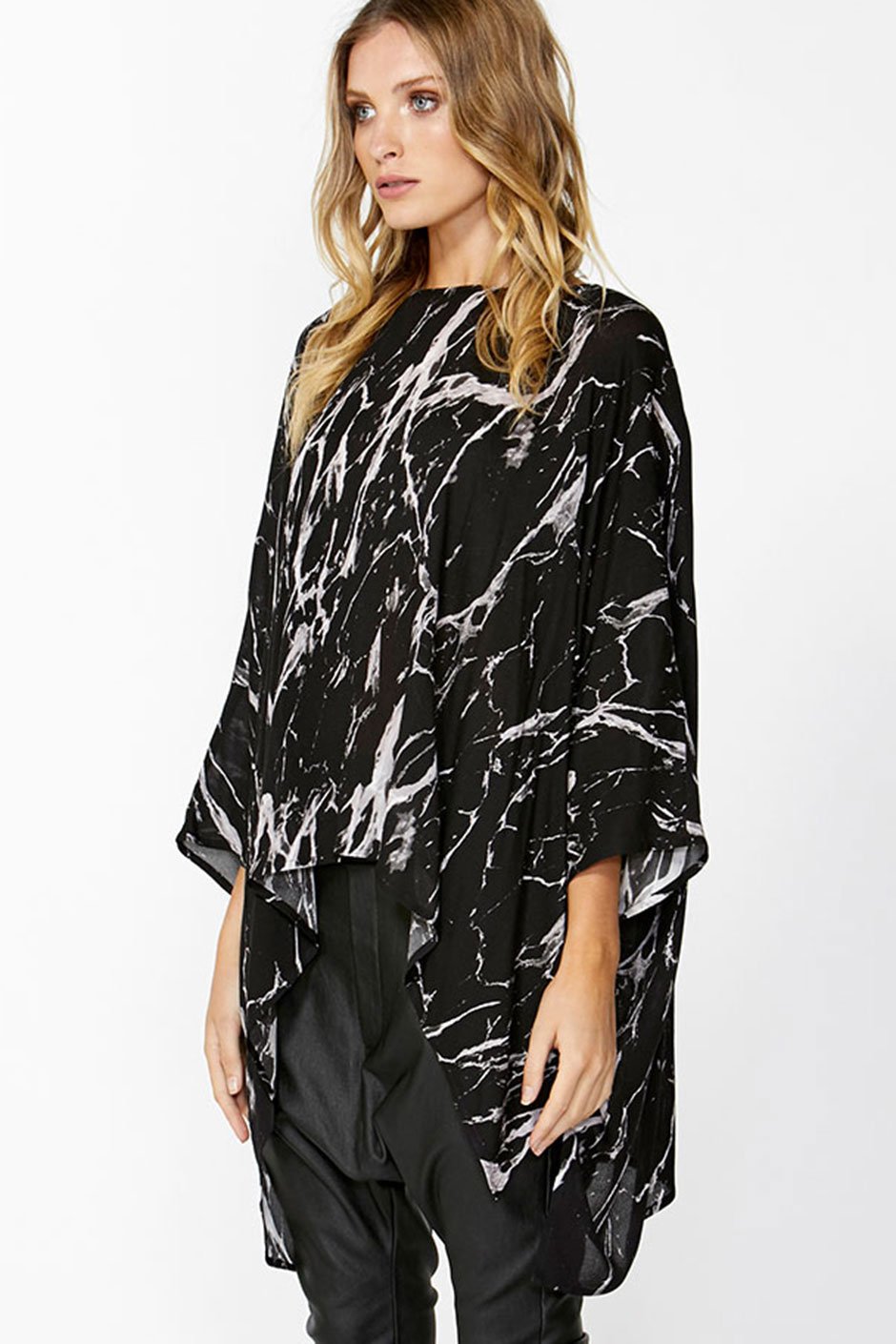 [TEST] Crystal Tie Dye Drape Top