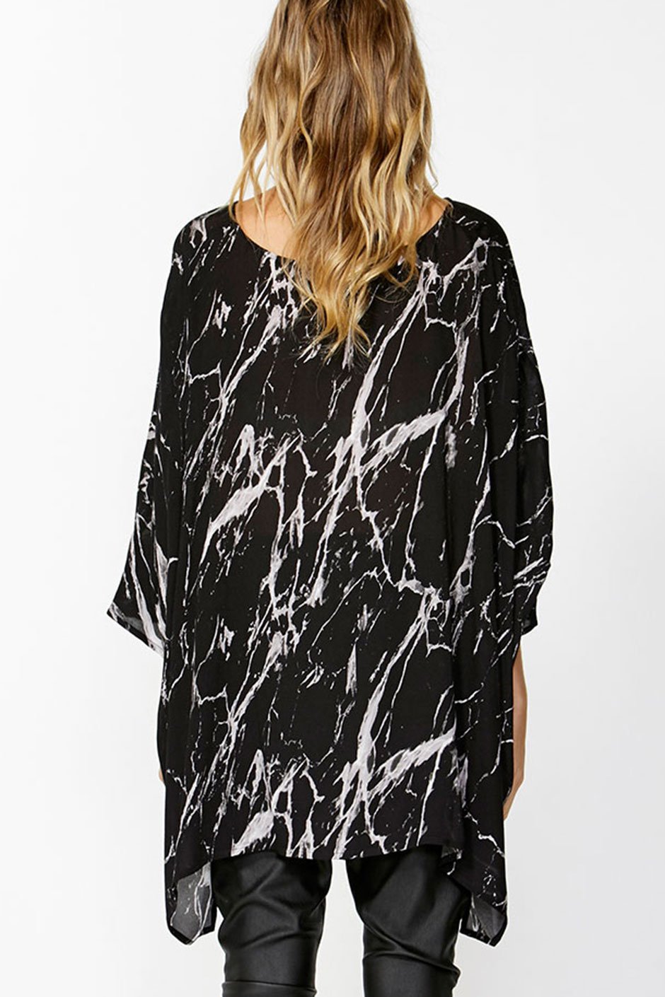 [TEST] Crystal Tie Dye Drape Top