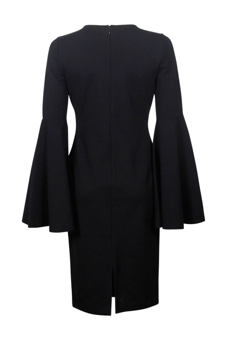 [TEST] Nieve Bell Sleeve Ponte Dress