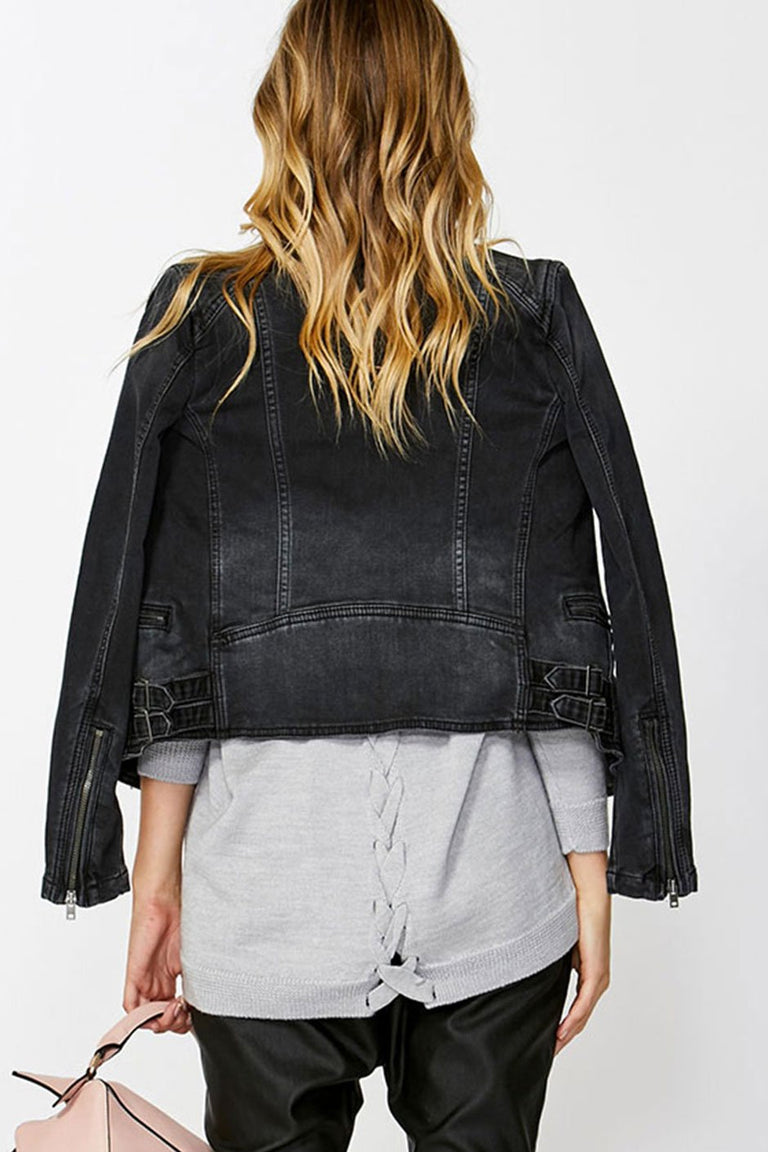 [TEST] Zanti Biker Denim Jacket