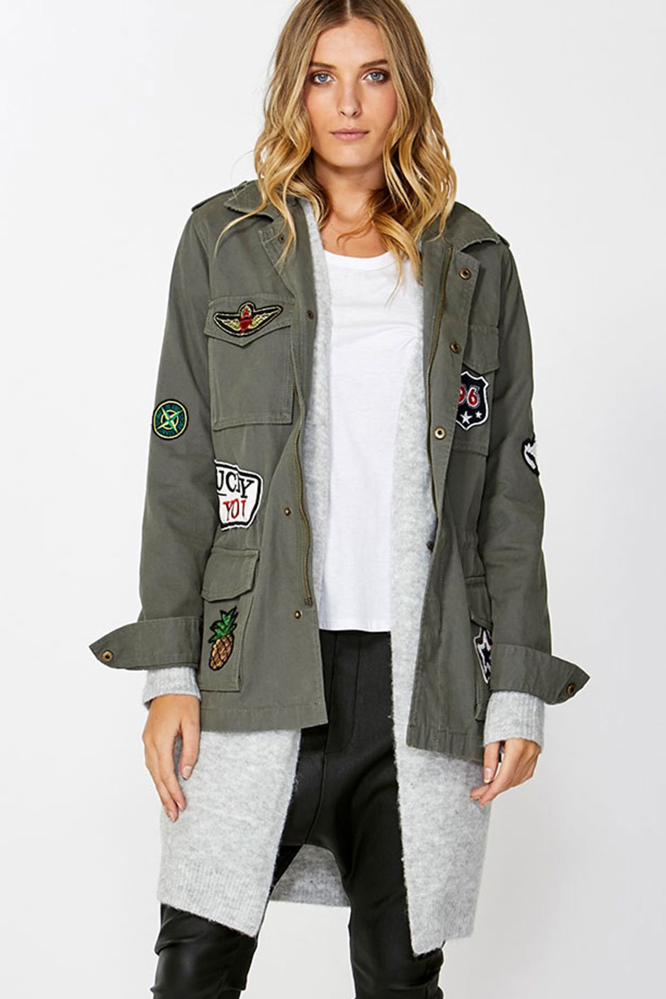 [TEST] Livia Badge Army Parka