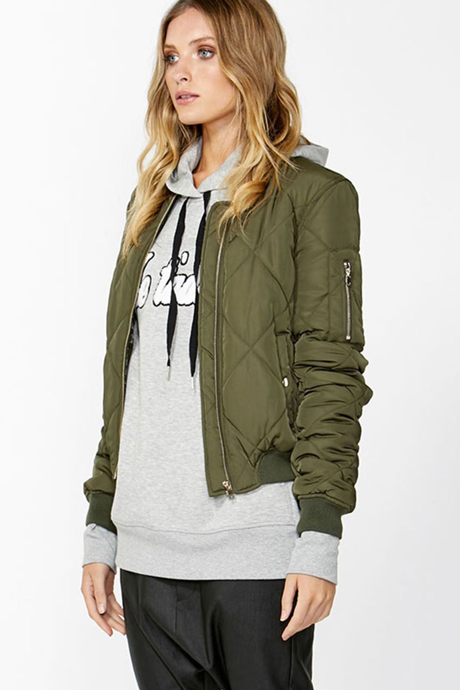 [TEST] Sofia Quilted Bomber Jacket