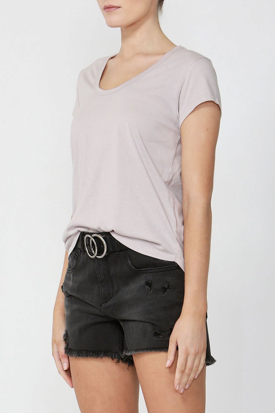 [TEST] Carrie Scoop Neck Tee