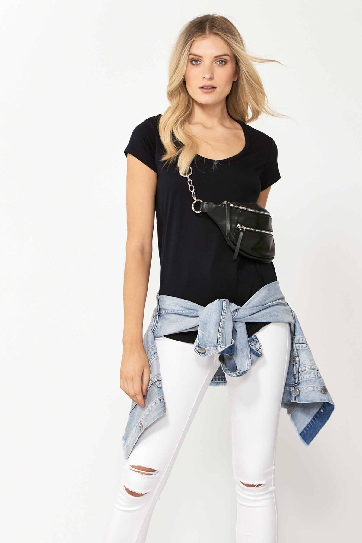 [TEST] Carrie Scoop Neck Tee