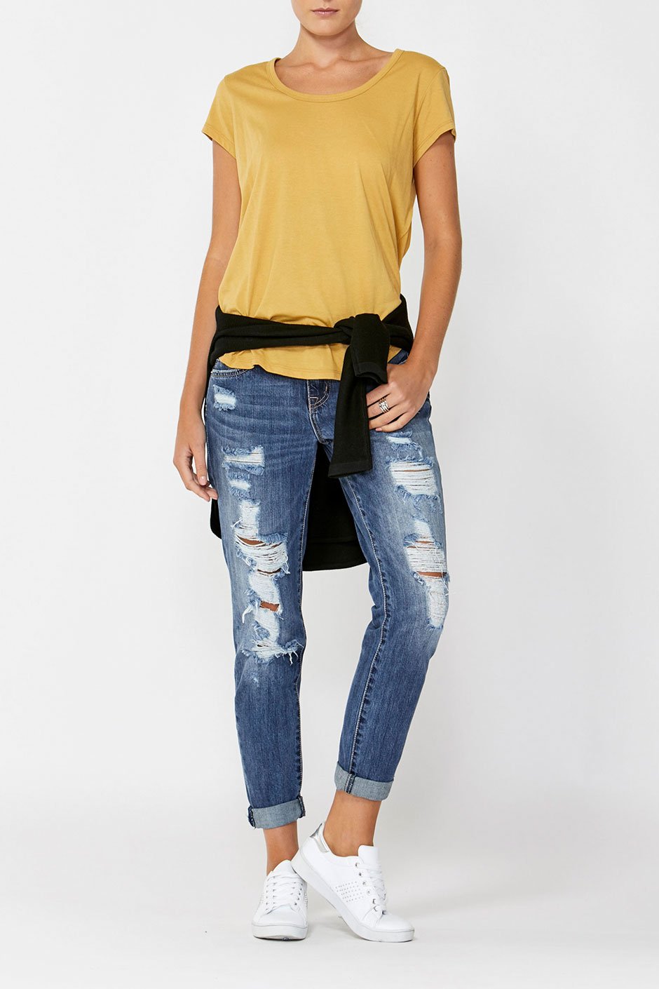 [TEST] Carrie Scoop Neck Tee