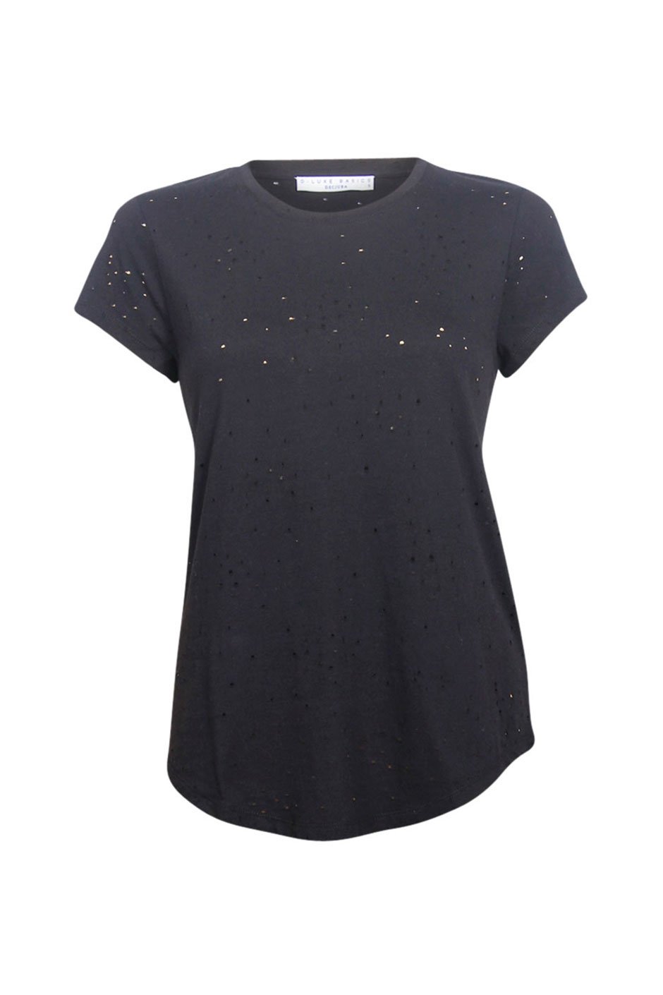 [TEST] Luxe Distressed Hole Tee