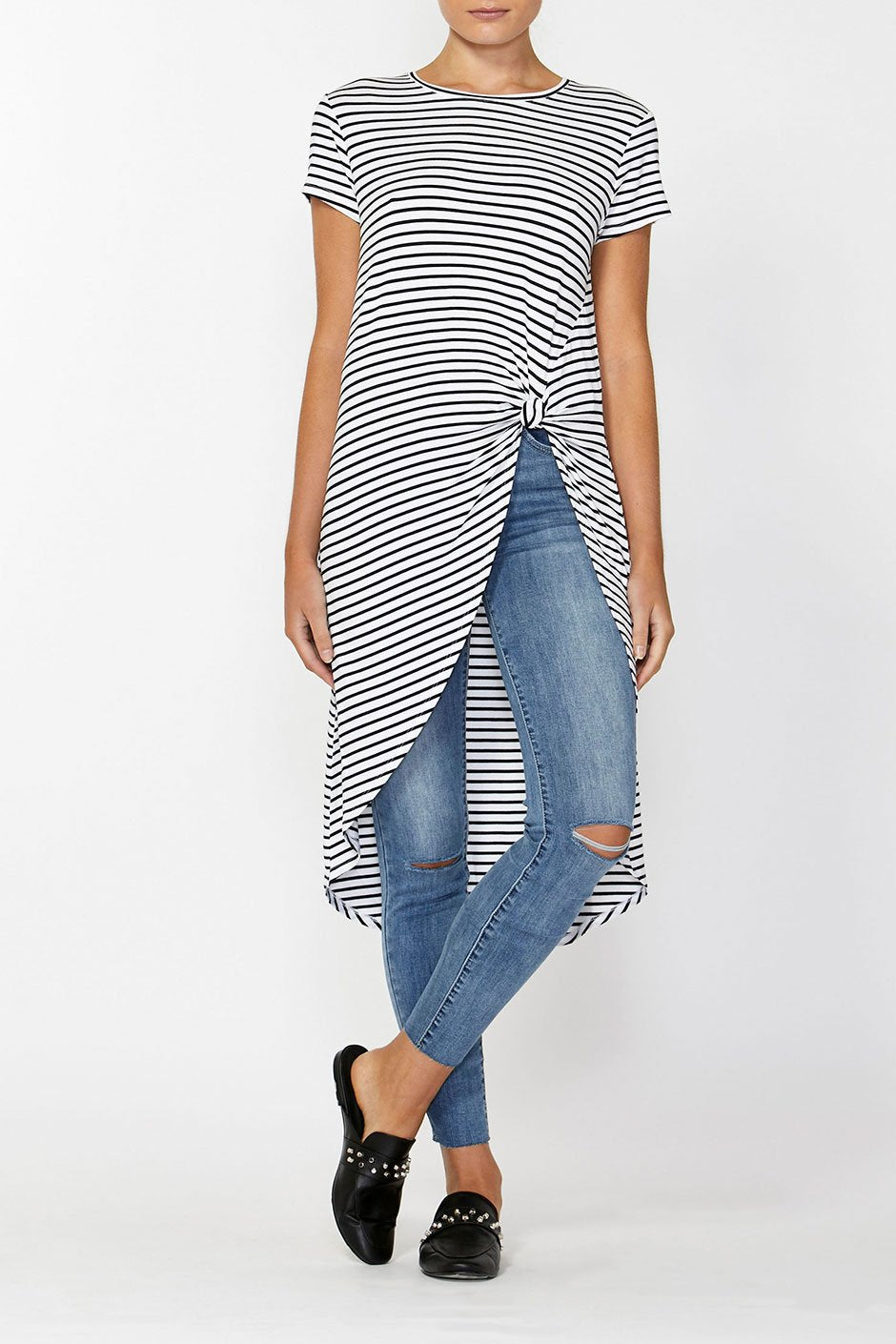 [TEST] Arielle Knot Tail Hem Tee