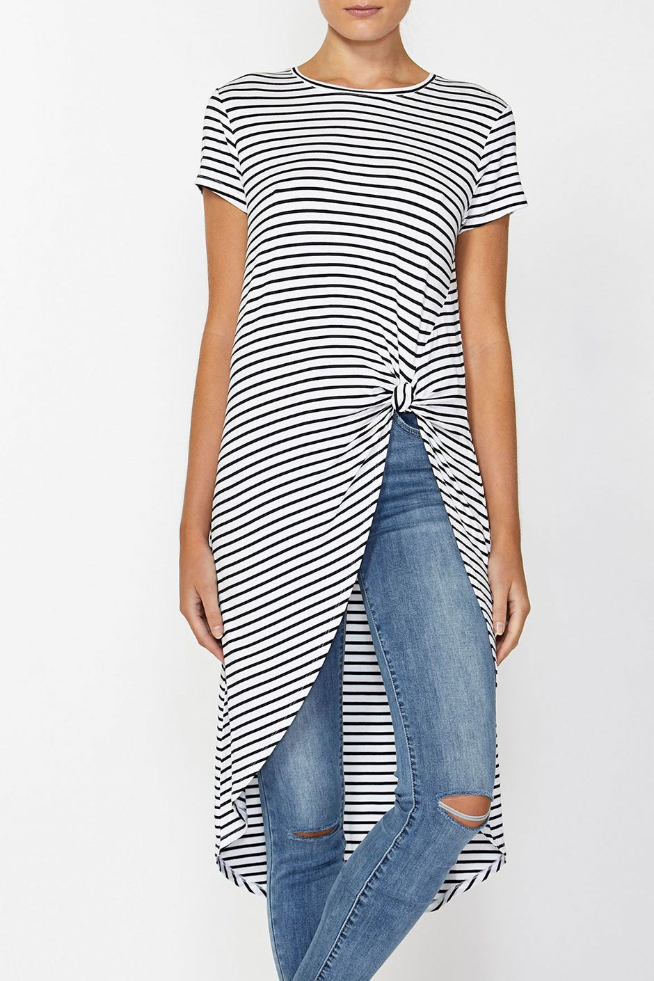 [TEST] Arielle Knot Tail Hem Tee