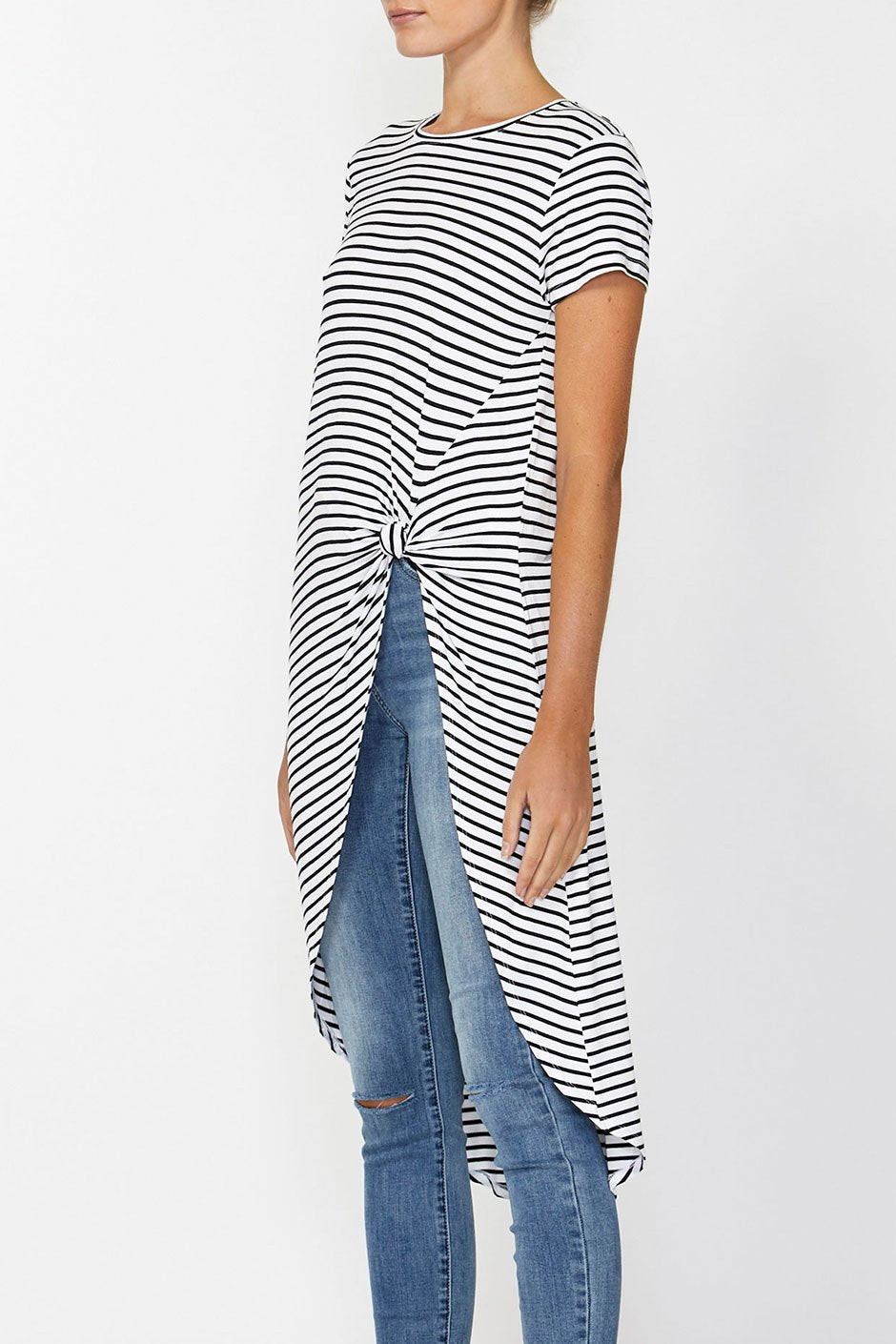[TEST] Arielle Knot Tail Hem Tee