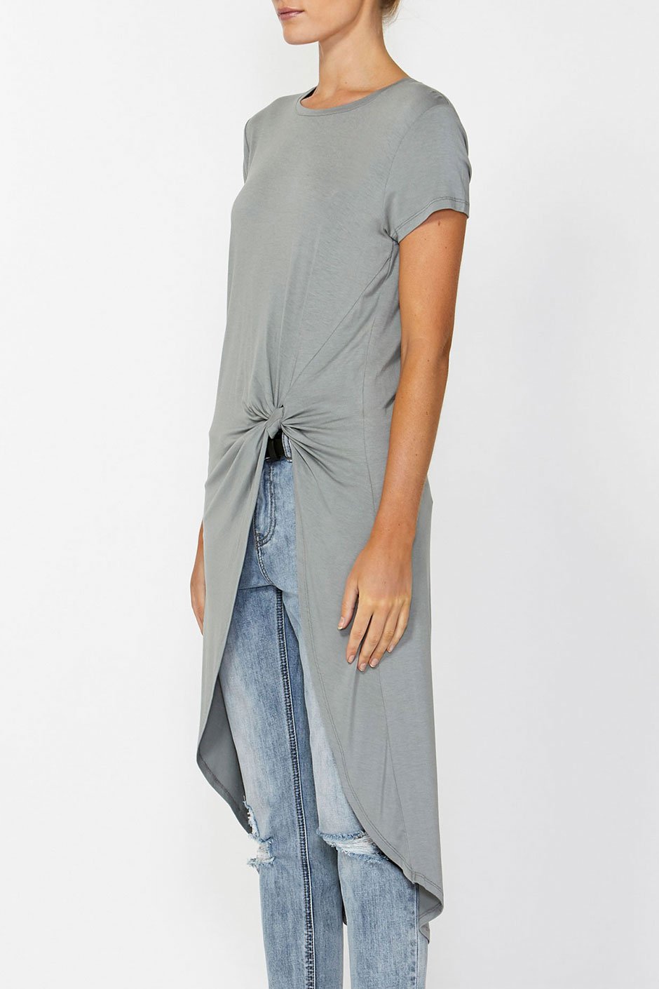 [TEST] Arielle Knot Tail Hem Tee
