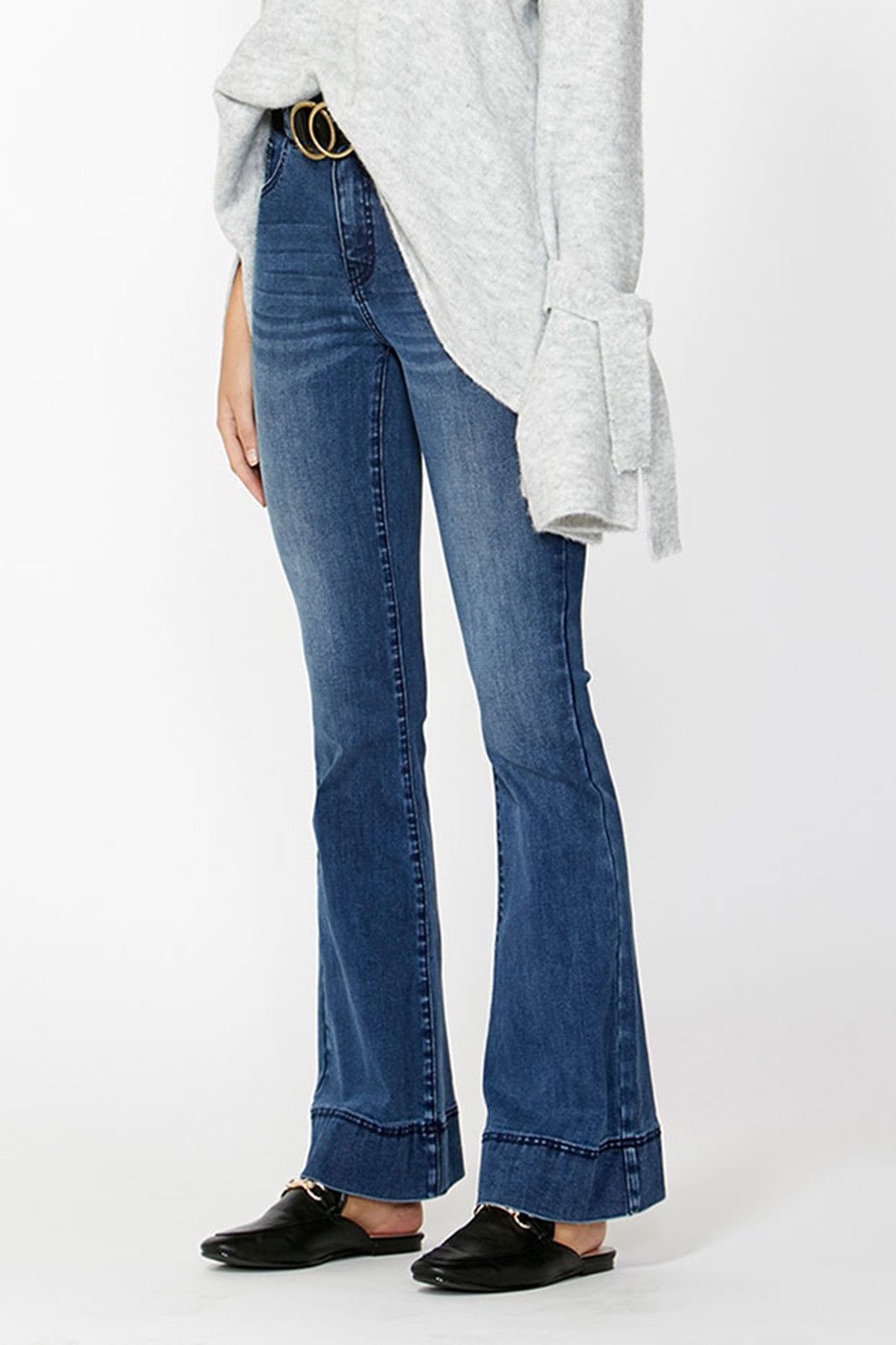 [TEST] Elise High Rise Flare Jean